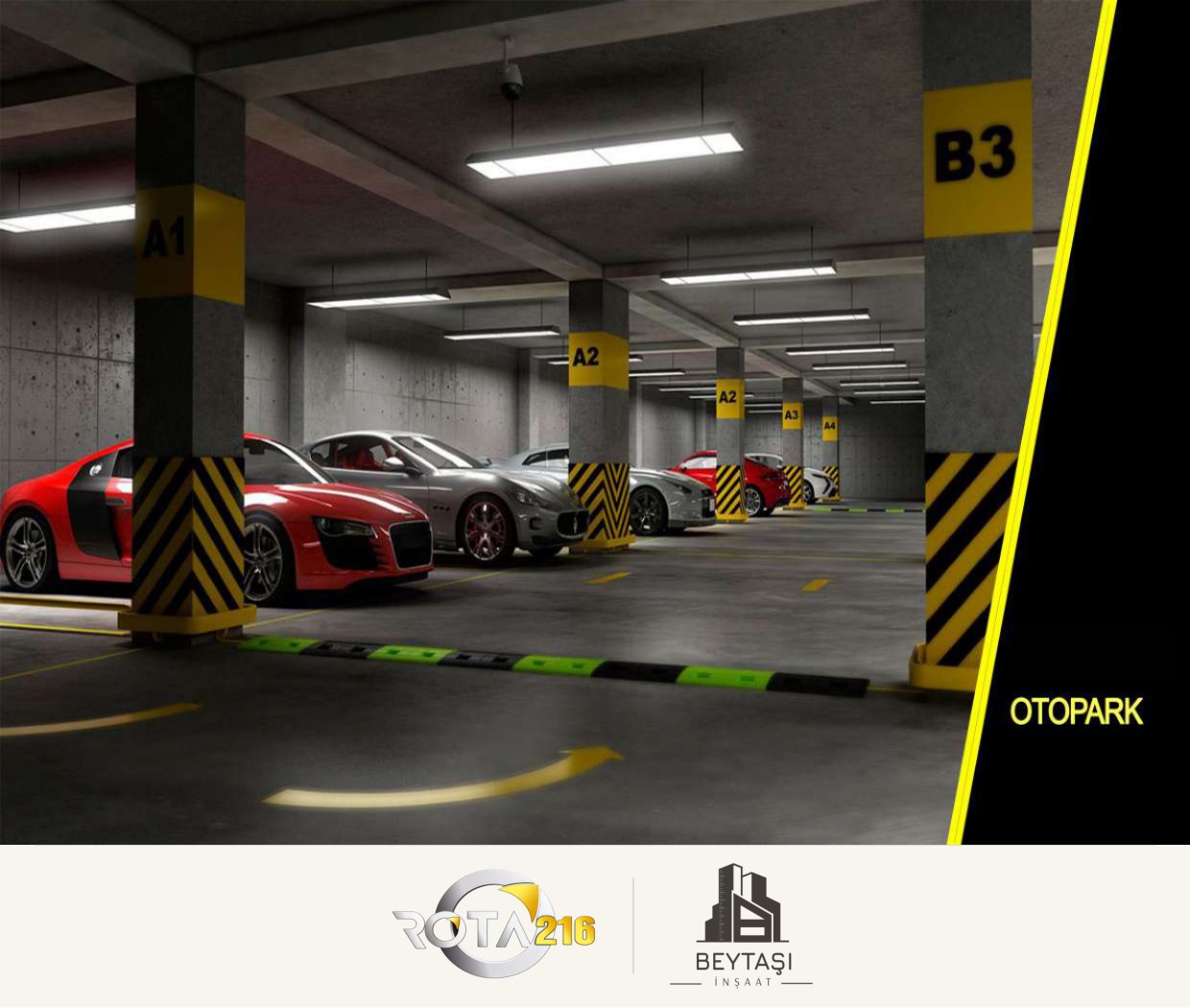 Kapalı otopark · görünüm 1